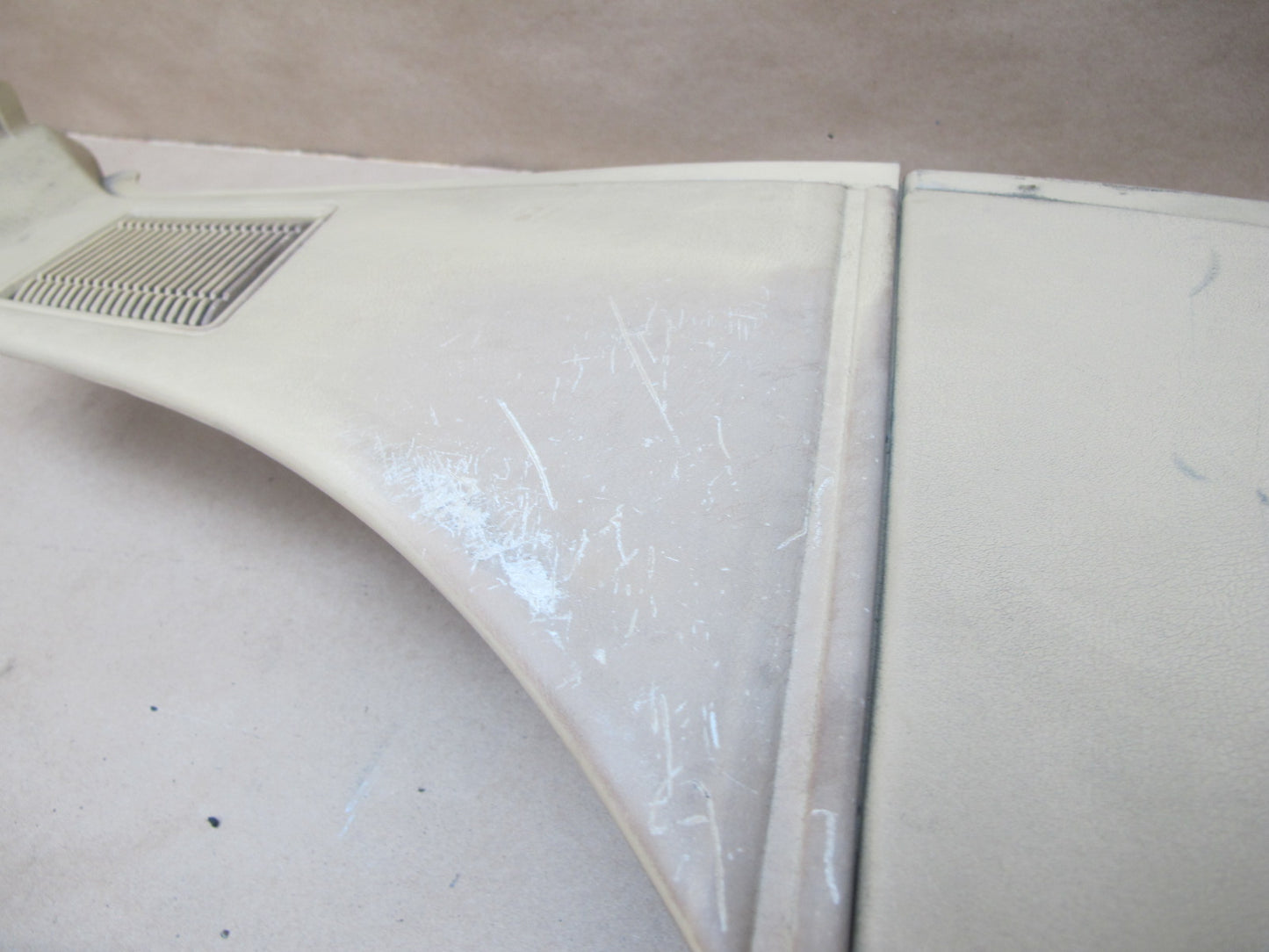 81-83 Datsun Nissan 280ZX S130 2+0 Rear Left Right Upper Quarter Trim Set OEM