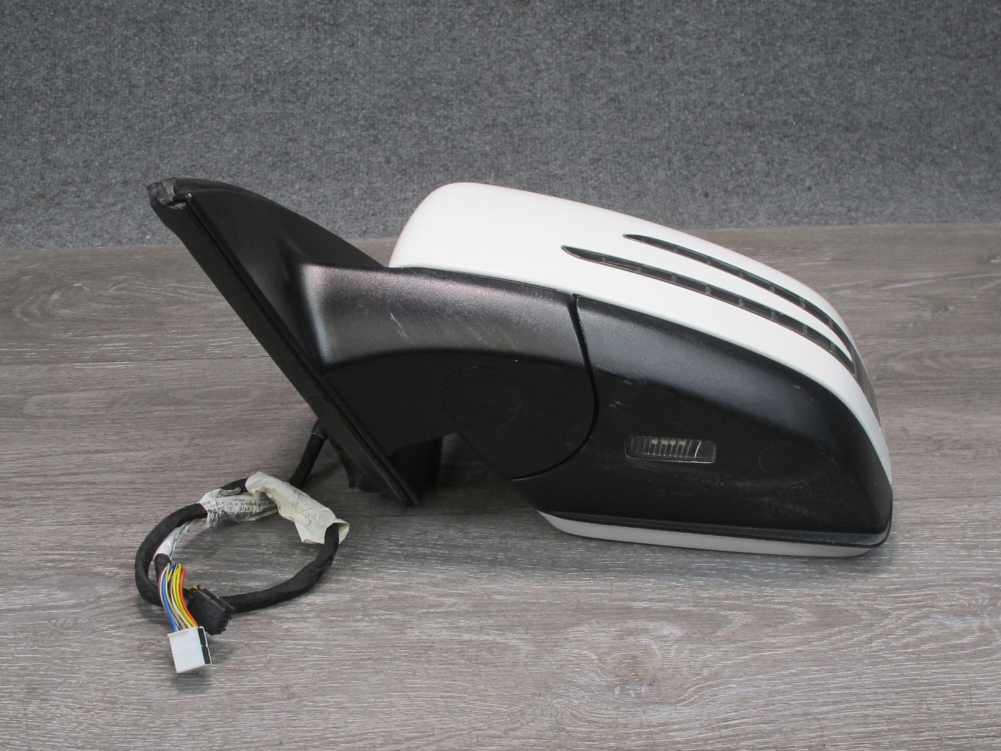 13-15 Mercedes W166 X166 Left Door Heated Side View Mirror w Blind Spot OEM