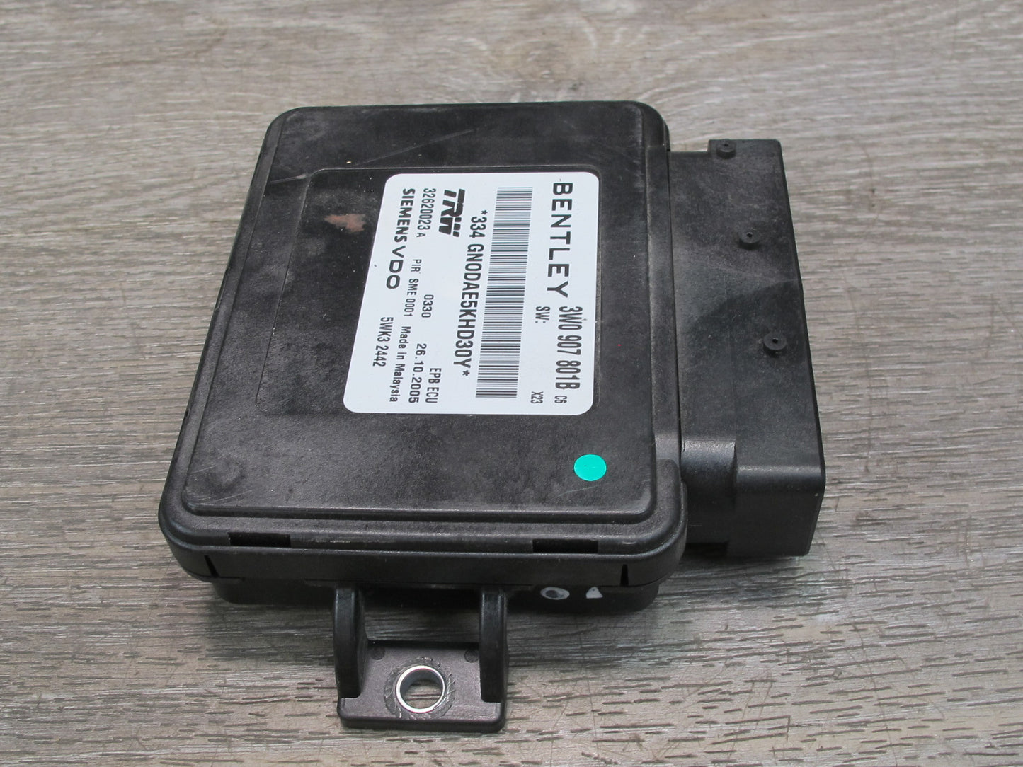 2006 Bentley Flying Spur Electronic Parking Brake Control Module Unit