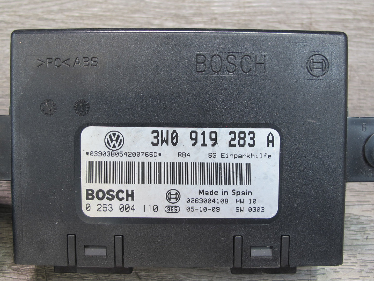 2006-2012 Bentley Flying Spur PDC Park Assist Control Module 3W0919283A