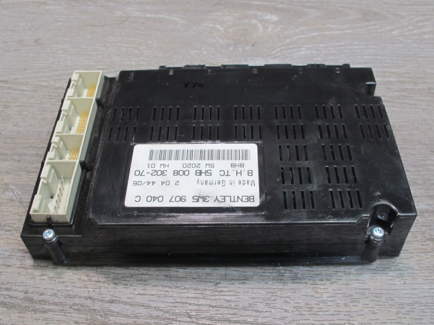 06-12 Bentley Continental Flying Spur Climate Control Module 3W5907040C OEM