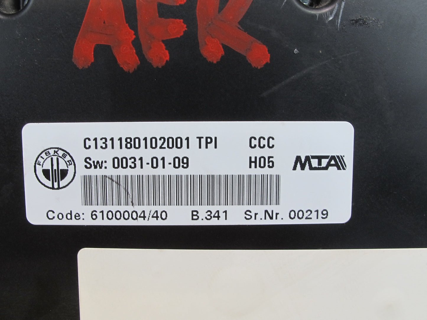 11-12 Fisker Karma Dash Information Multimedia Screen Display Monitor Unit OEM