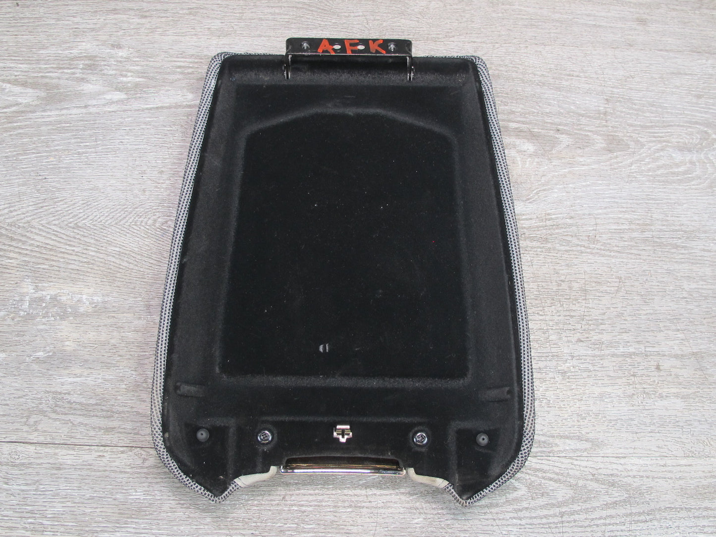11-12 Fisker Karma Front Center Console Armrest Storage Lid Cover Panel OEM