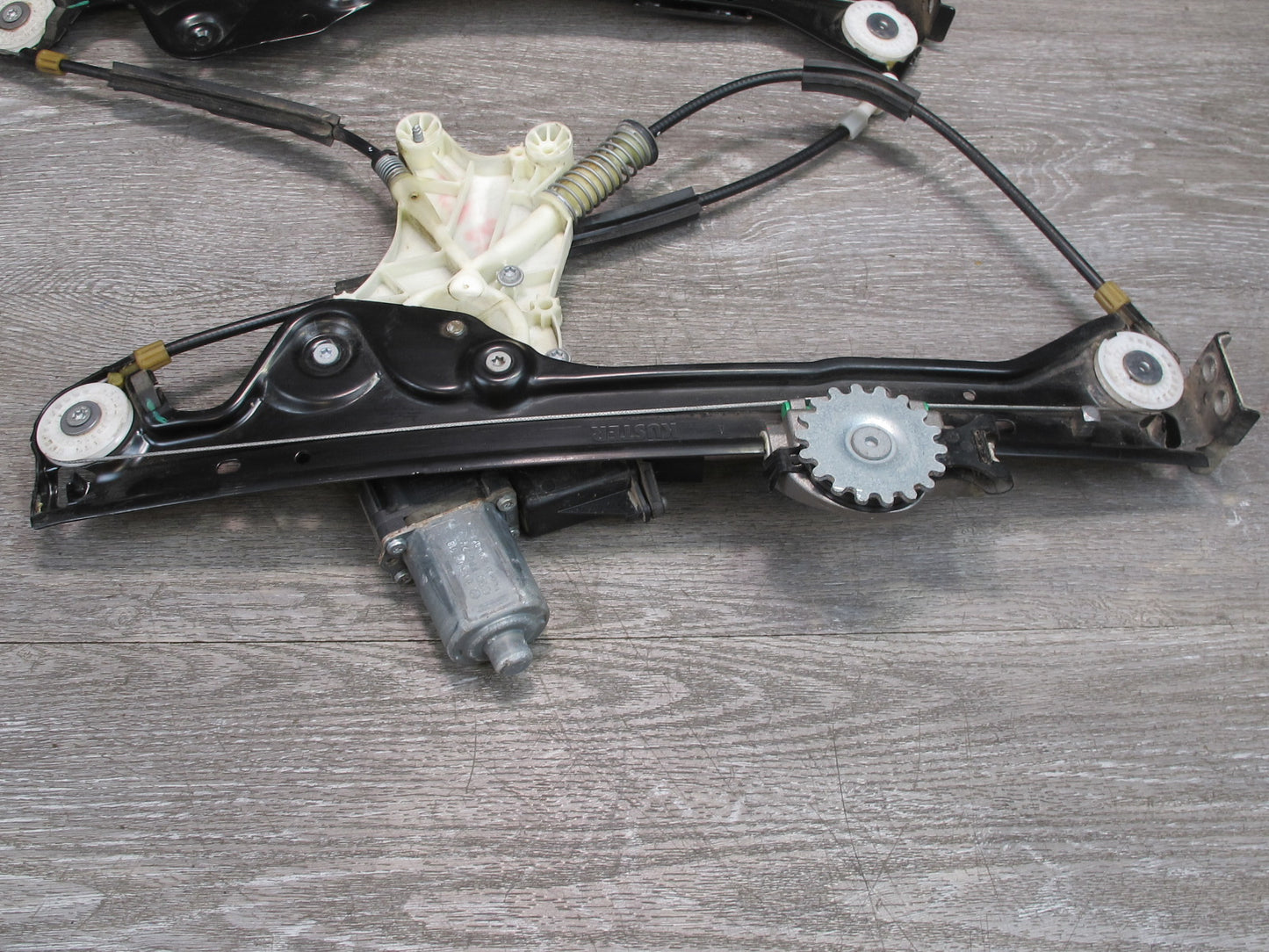 11-12 Fisker Karma Rear Left Door Glass Window Regulator w Motor OEM