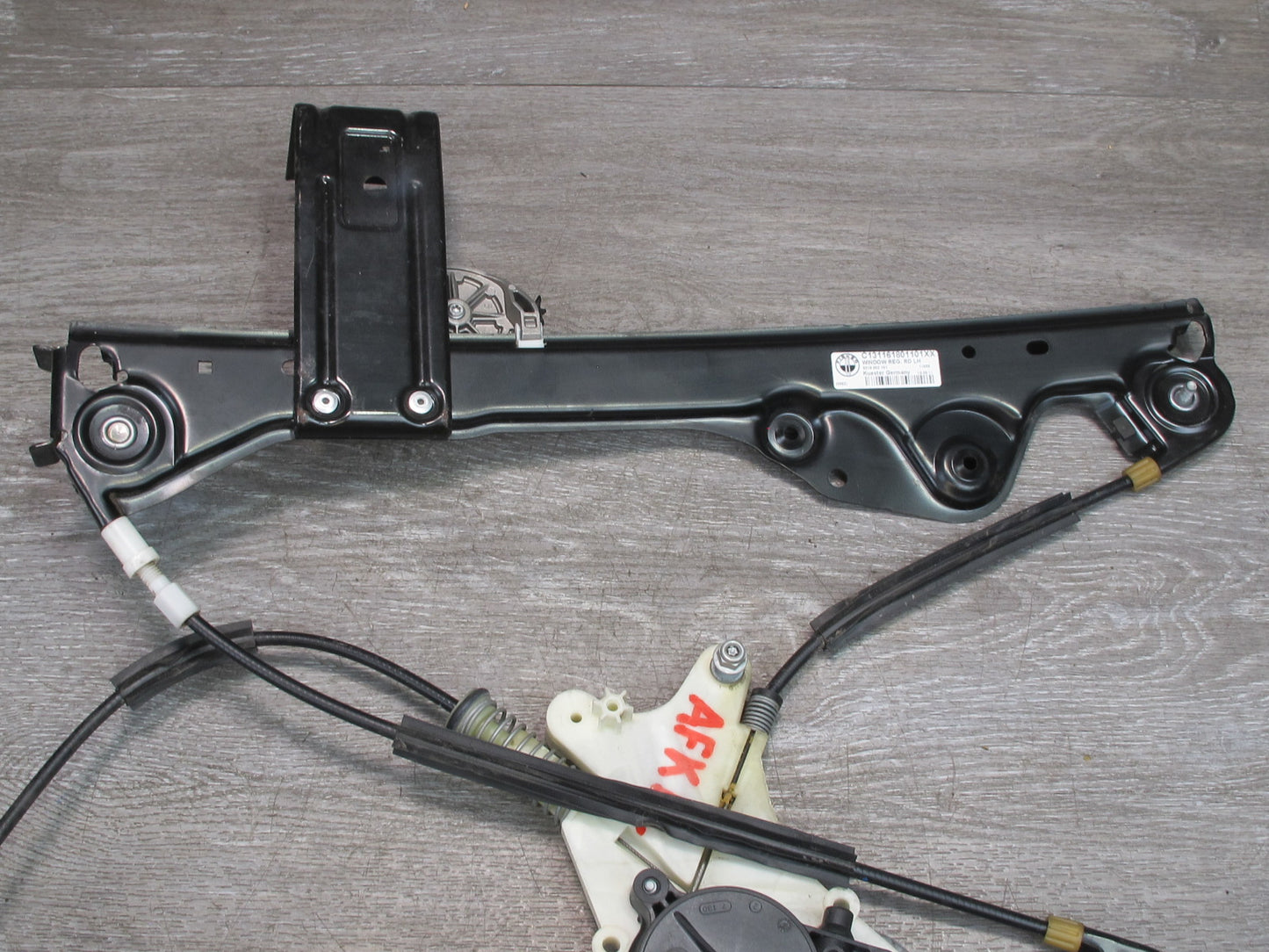 11-12 Fisker Karma Rear Left Door Glass Window Regulator w Motor OEM