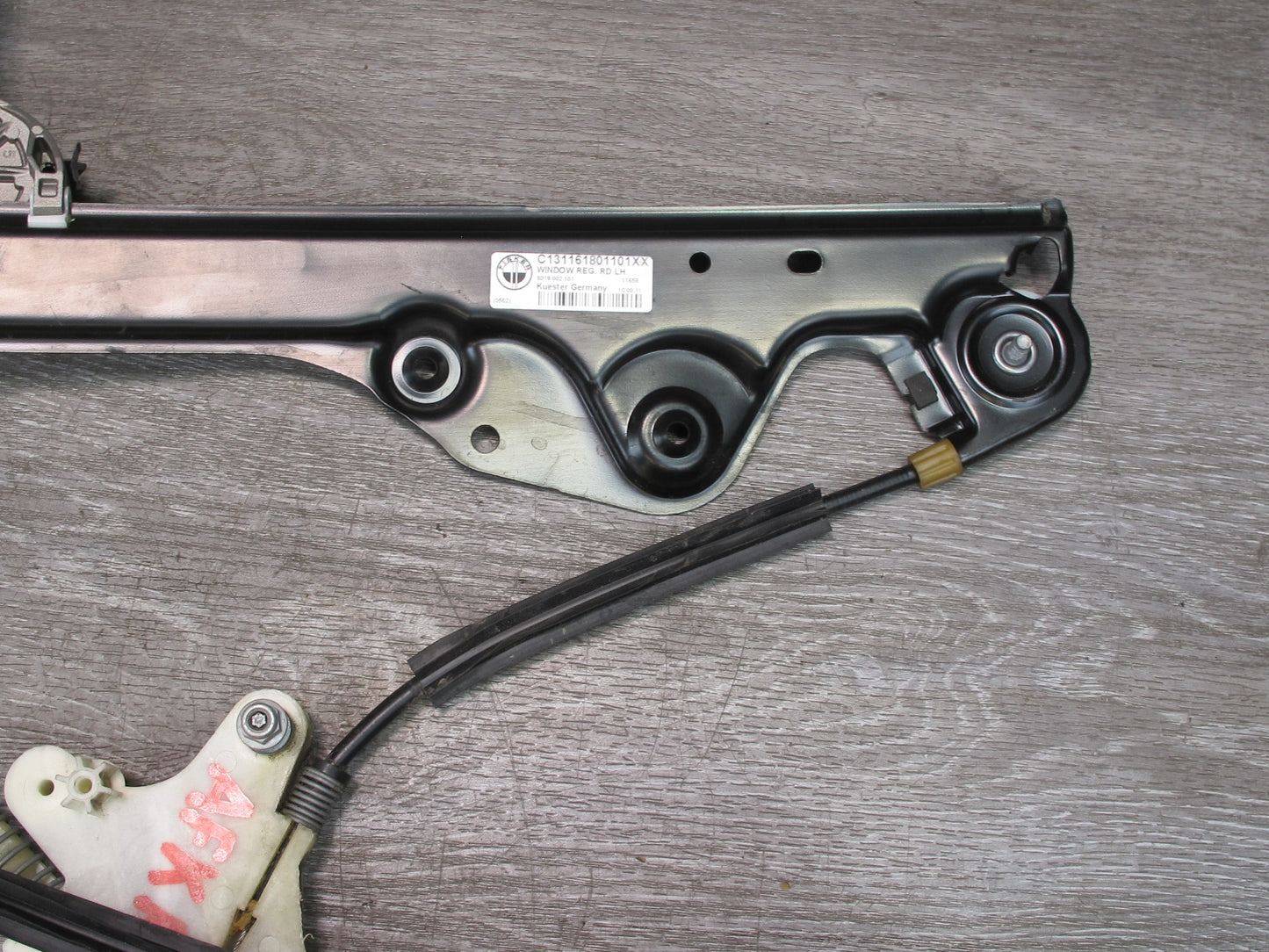 11-12 Fisker Karma Rear Left Door Glass Window Regulator w Motor OEM