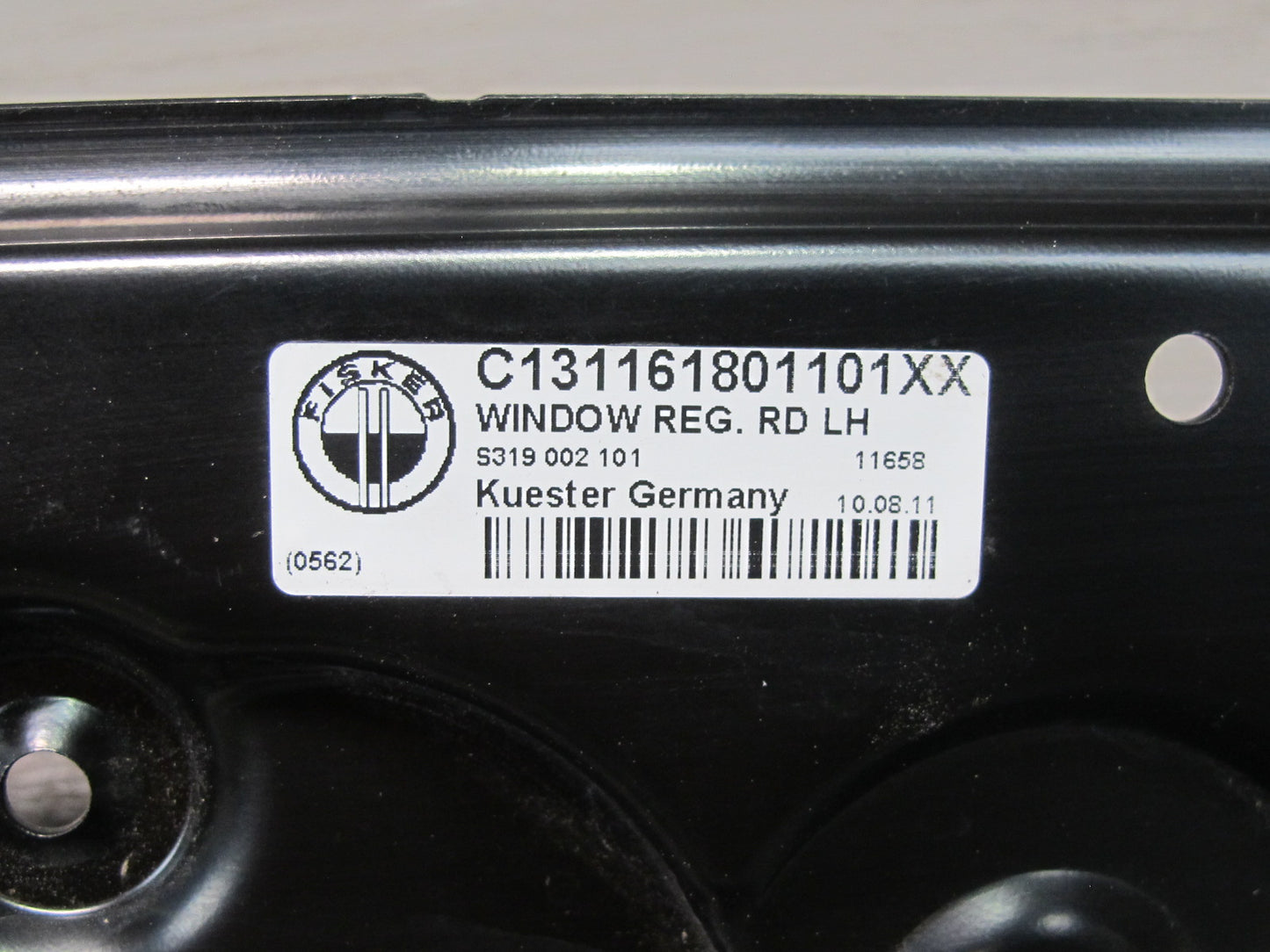 11-12 Fisker Karma Rear Left Door Glass Window Regulator w Motor OEM