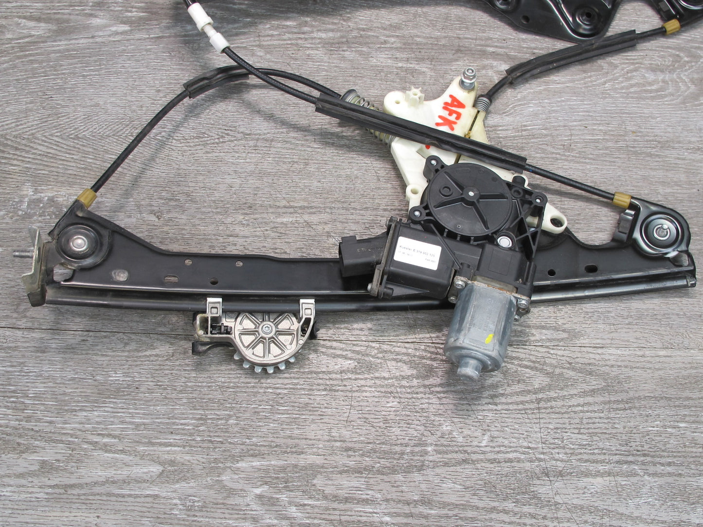 11-12 Fisker Karma Rear Left Door Glass Window Regulator w Motor OEM