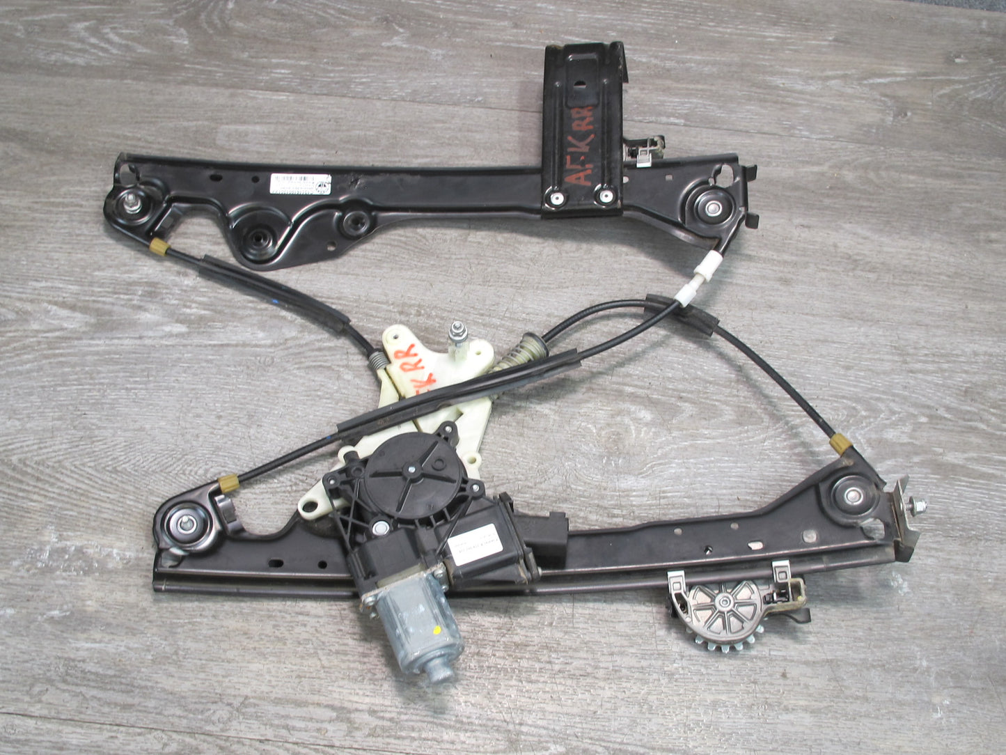 11-12 Fisker Karma Rear Right Door Glass Window Regulator w Motor OEM