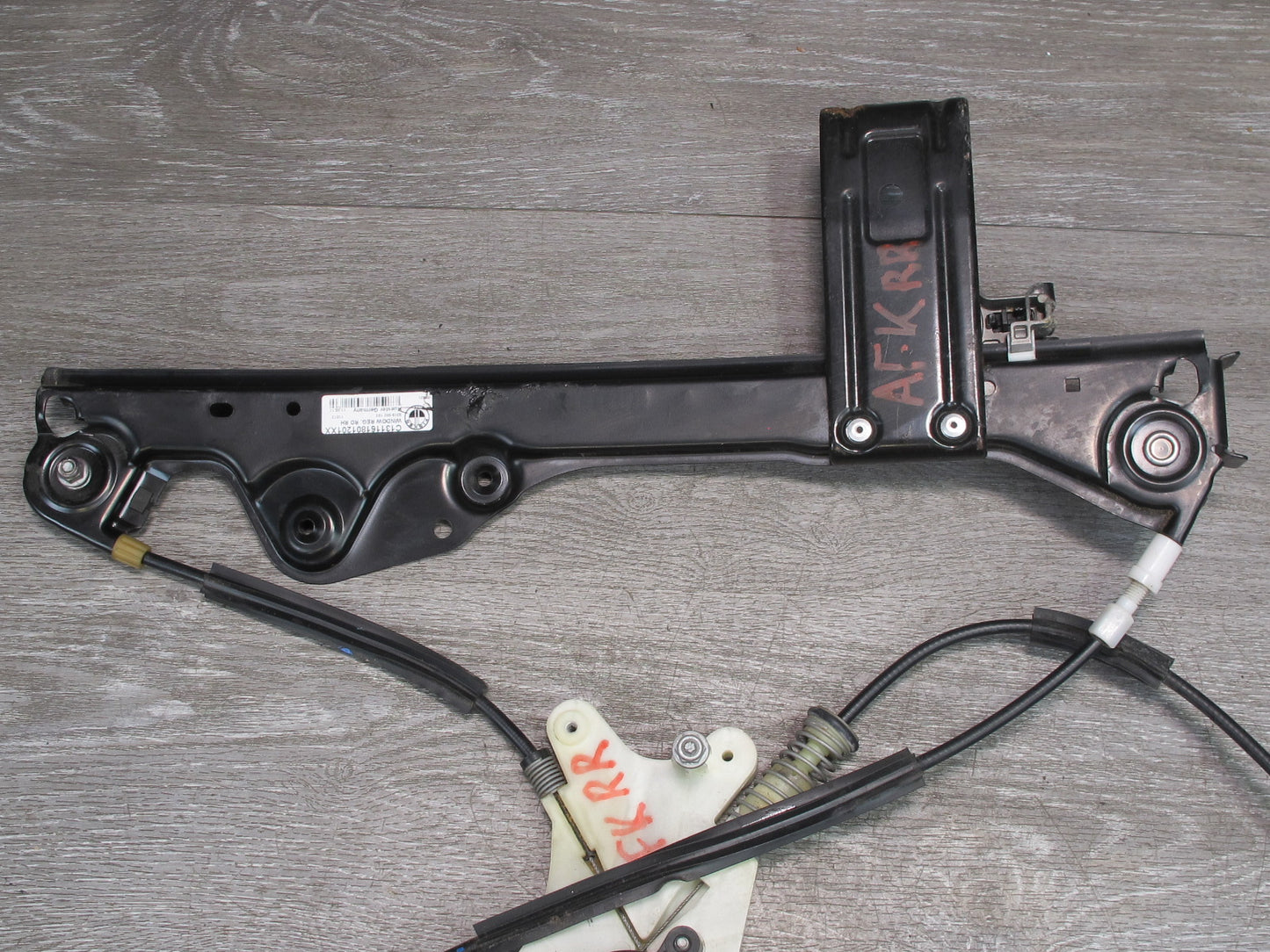 11-12 Fisker Karma Rear Right Door Glass Window Regulator w Motor OEM