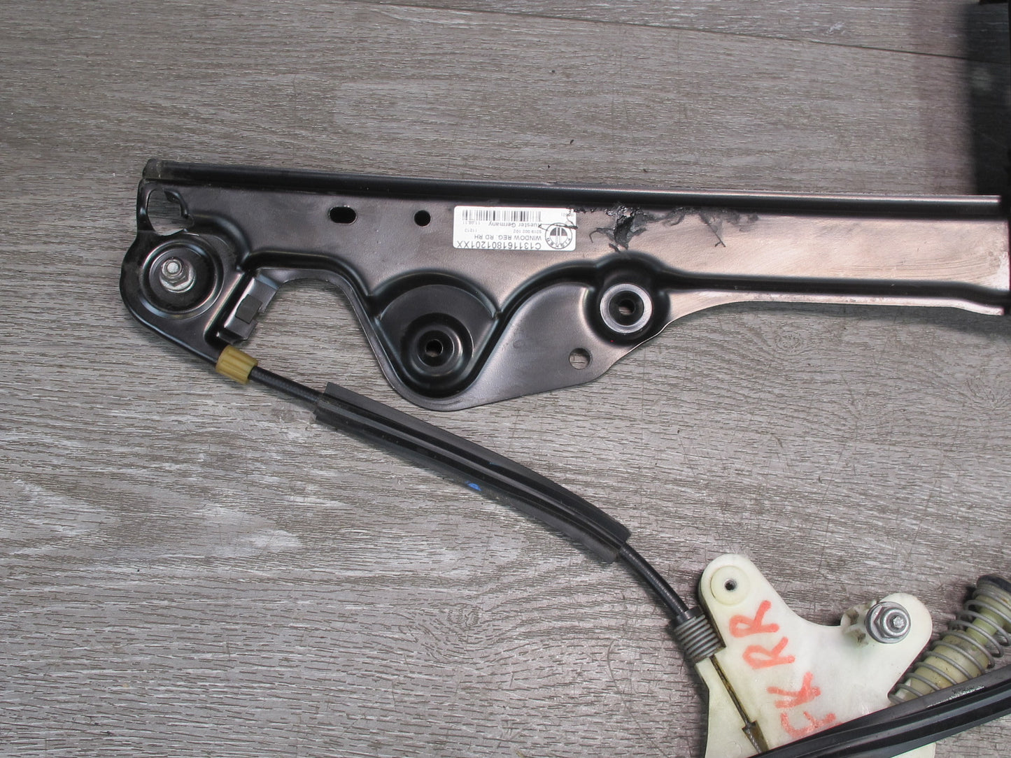 11-12 Fisker Karma Rear Right Door Glass Window Regulator w Motor OEM