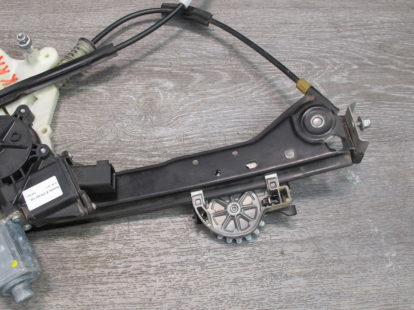 11-12 Fisker Karma Rear Right Door Glass Window Regulator w Motor OEM