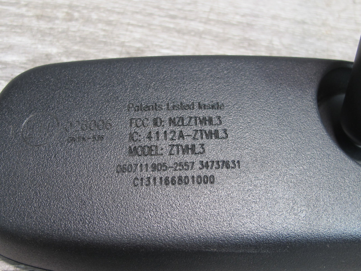 11-12 Fisker Karma Auto Dimming Interior Rear View Mirror w Homelink OEM