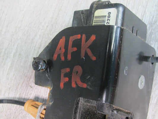 11-12 Fisker Karma Front Right Passenger Door Lock Latch Actuator w Cable OEM