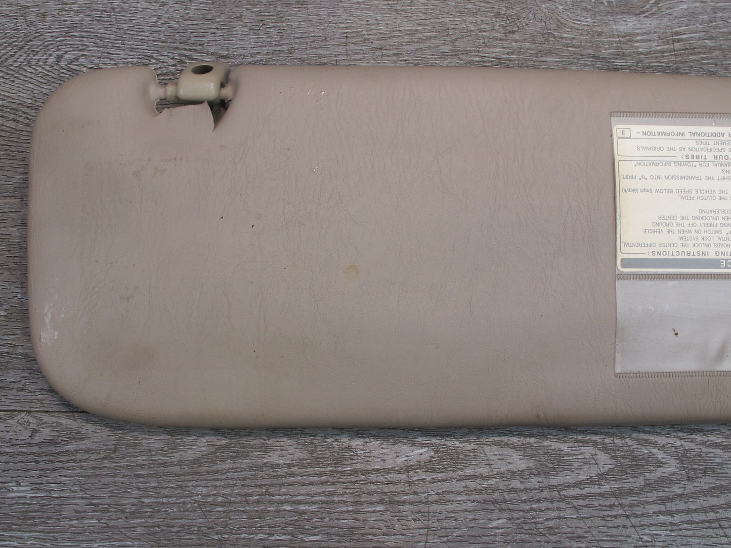 1998-2002 Lexus J100 LX470 Primary & Secondary Front Sun Visor Set of 4