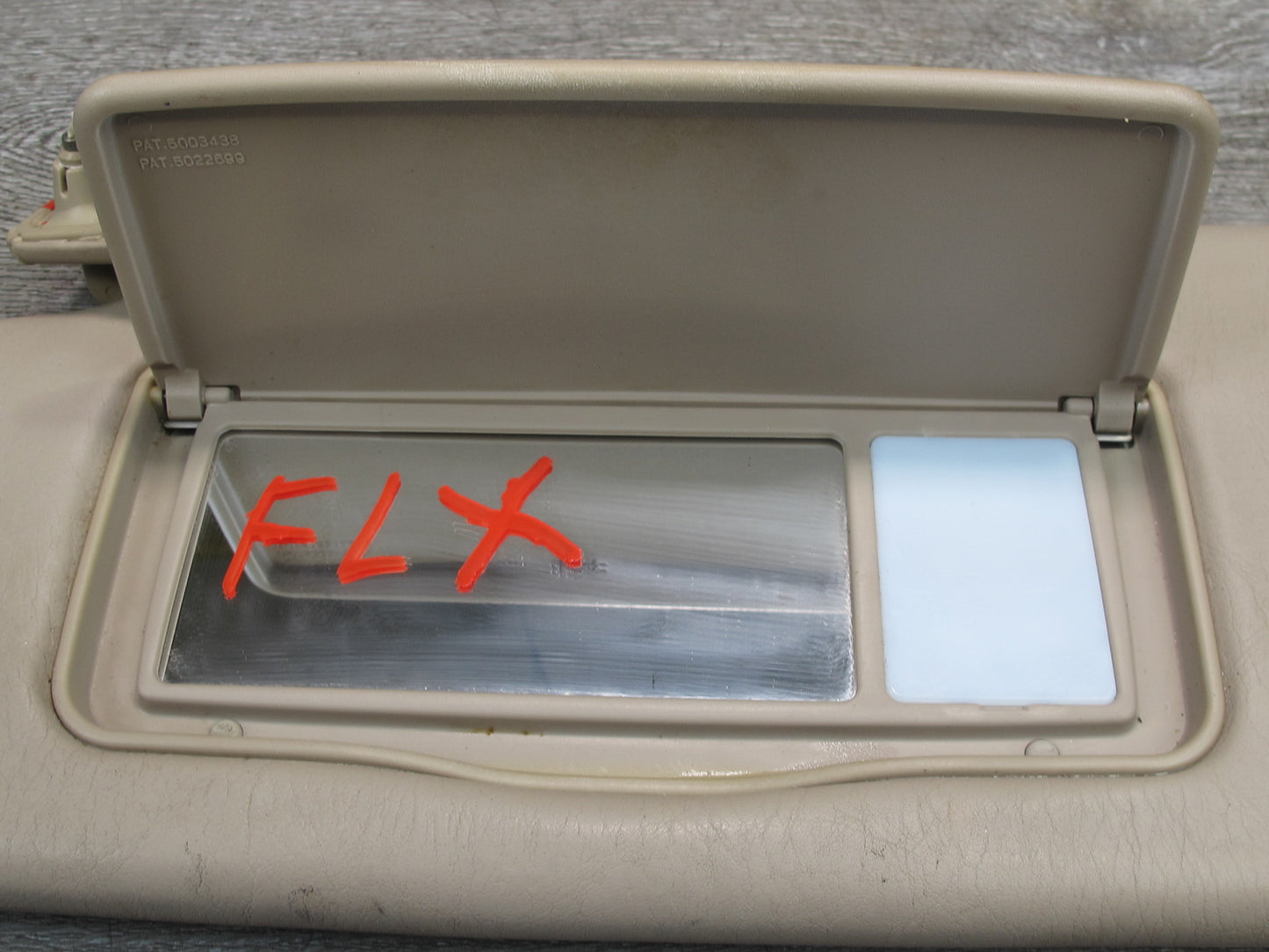 1998-2002 Lexus J100 LX470 Primary & Secondary Front Sun Visor Set of 4