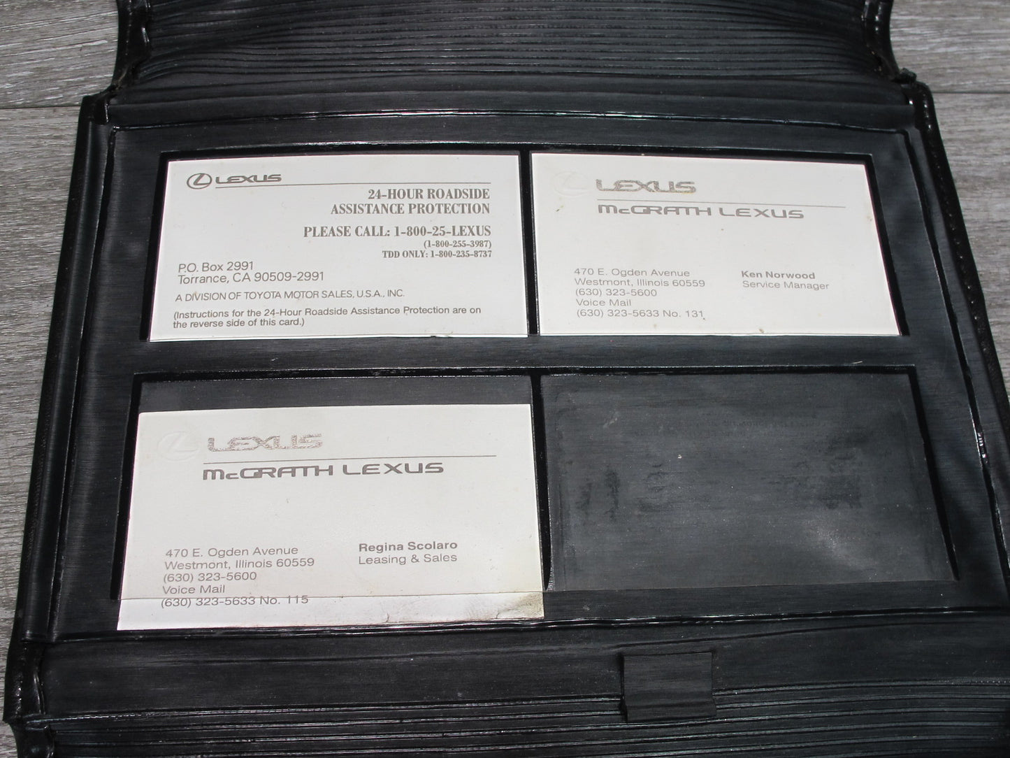 1999 Lexus J100 LX470 Owners Operator Book Manual Guide Set W/ Case Set