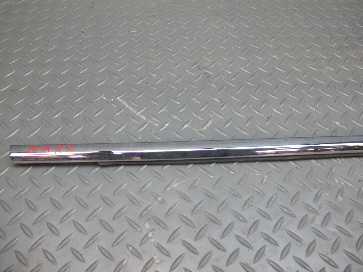 06-12 Bentley Continental Flying Spur Rear Right Door Chrome Trim Molding Set