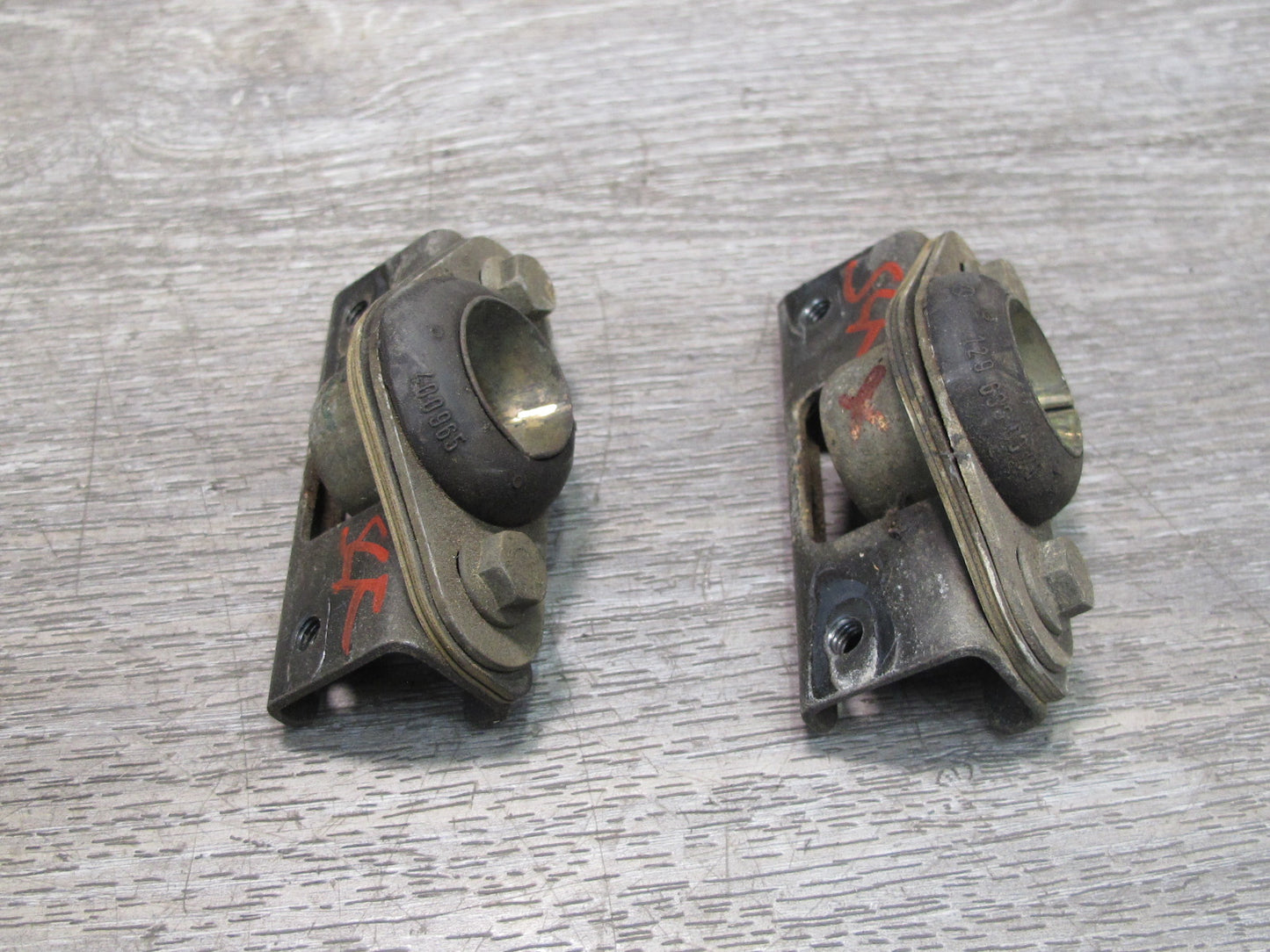 96-02 Mercedes R129 Convertible TOP Roof Lock Locking PIN Catch Set OEM
