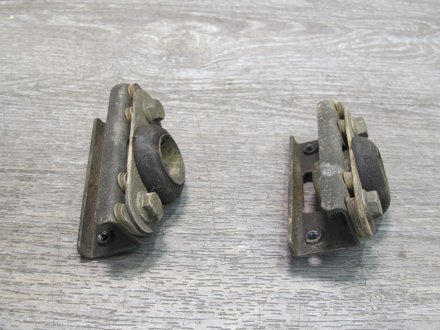 96-02 Mercedes R129 Convertible TOP Roof Lock Locking PIN Catch Set OEM