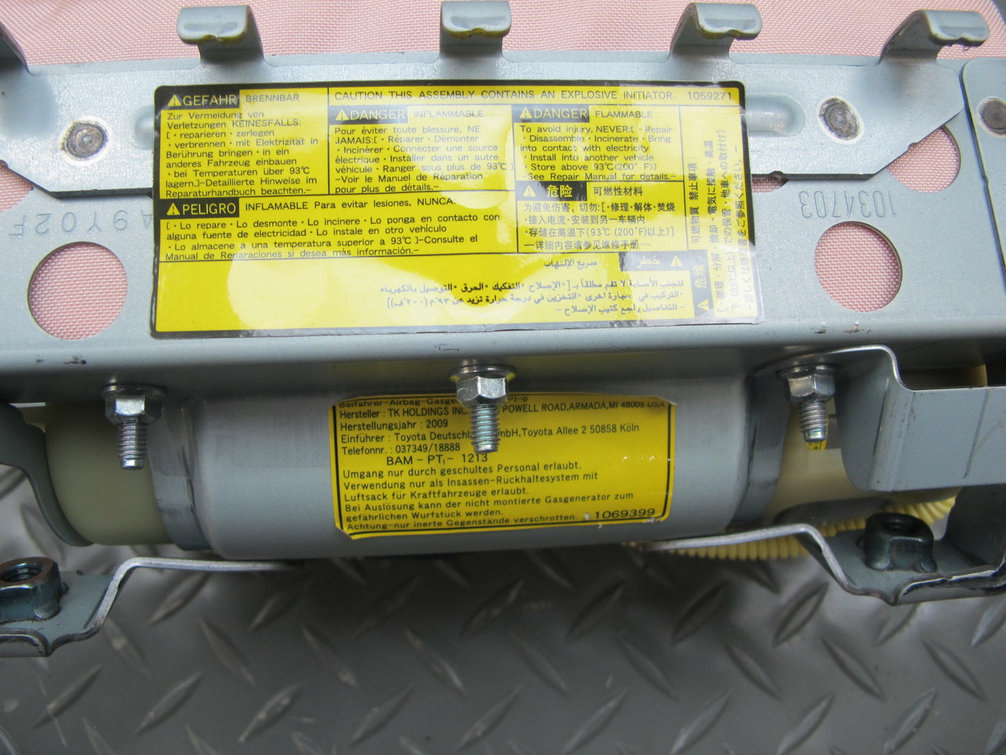 10-15 LEXUS IS250 IS350 CONVERTIBLE FRONT RIGHT PASS SIDE DASH SRS AIRBAG OEM