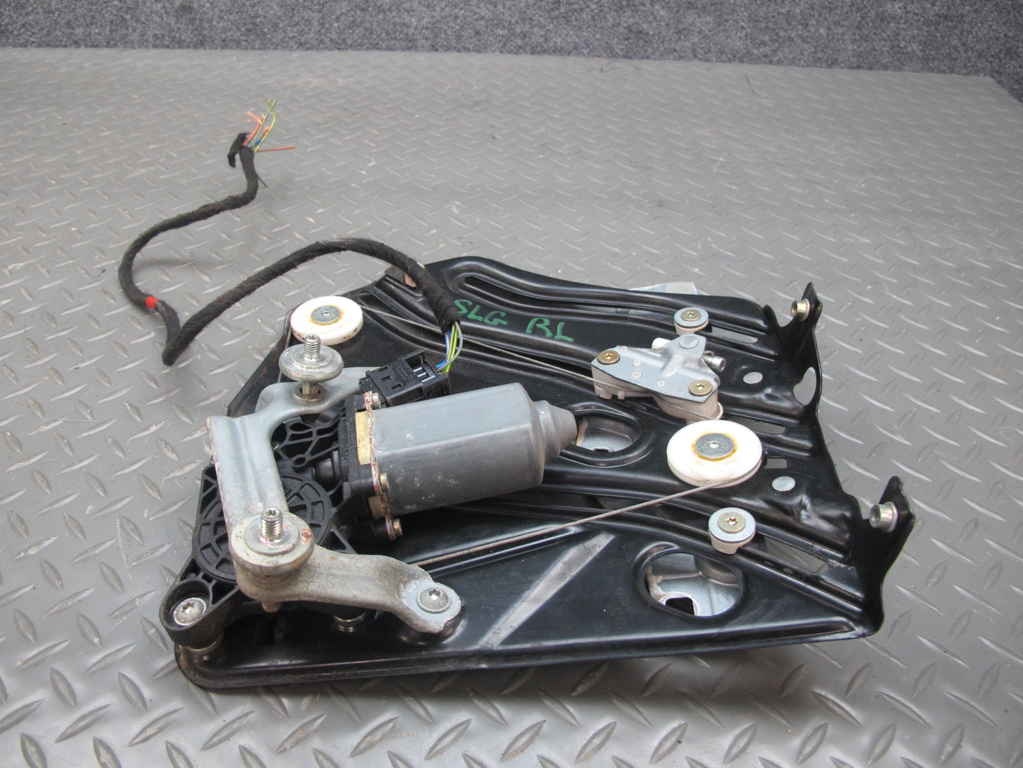 03-12 Mercedes R230 Sl-class Rear Left Window Regulator w Motor OEM