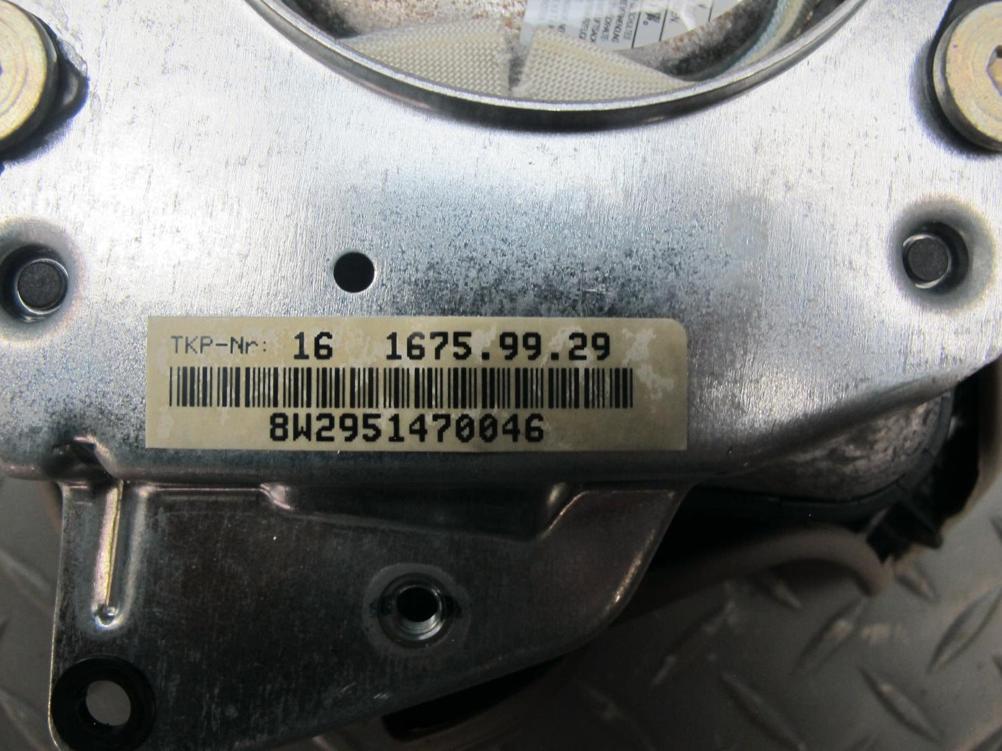 03-08 MERCEDES R230 SL500 FRONT LEFT DRIVER SIDE STEERING WHEEL SRS AIRBAG OEM