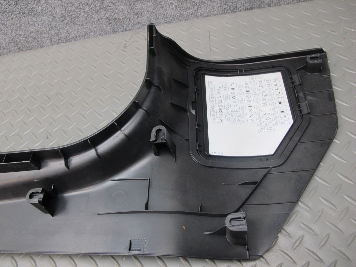 07-13 Mini Cooper R56 Set of 2 Door Scuff Sill Step Trim Plate Panel OEM