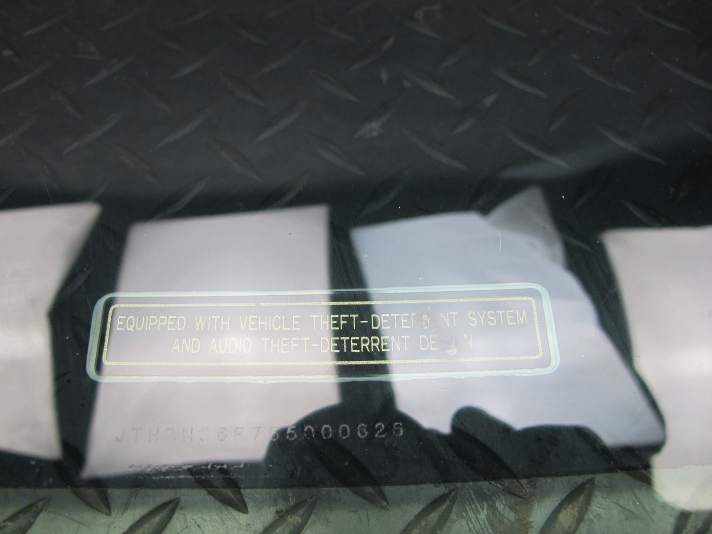 01-06 Lexus UCF30L LS430 Front Right Door Glass Window OEM