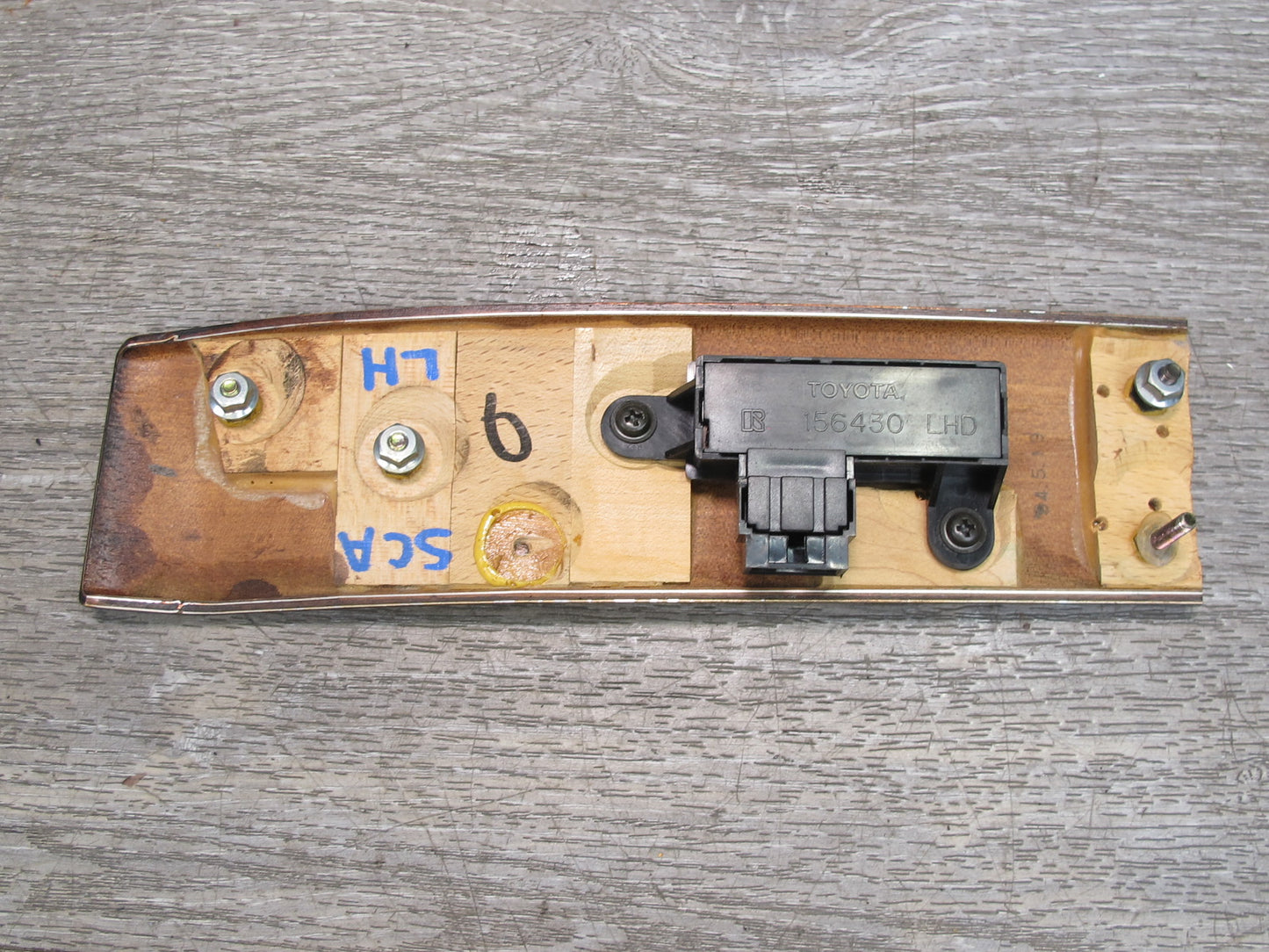 95-96 Lexus JZZ31L SC400 SC300 Set of 7 Interior Dash Door Wood Trim Cover OEM