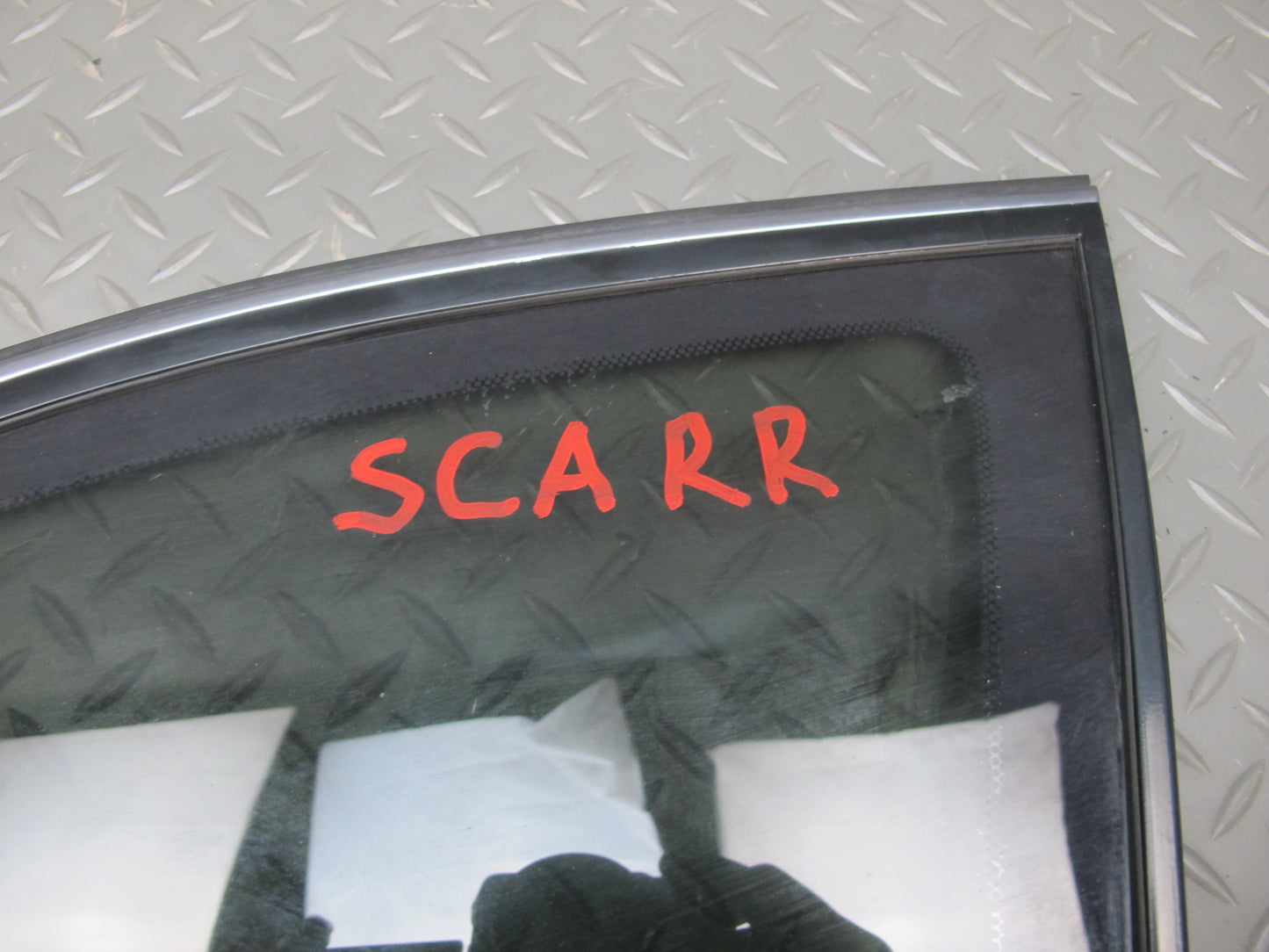 92-96 Lexus JZZ31L SC400 SC300 Rear Right Quarter Glass Window w Molding OEM