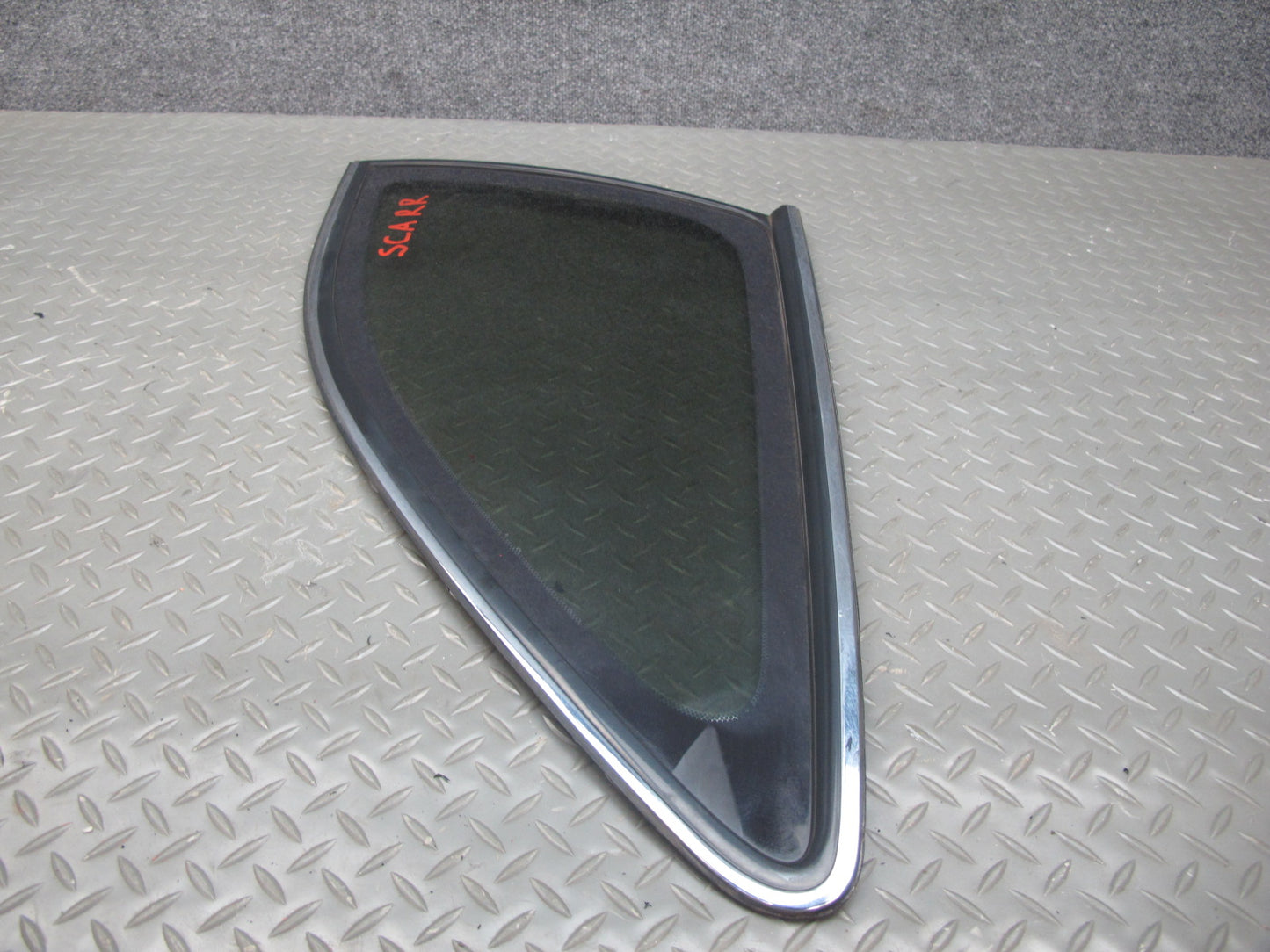 92-96 Lexus JZZ31L SC400 SC300 Rear Right Quarter Glass Window w Molding OEM