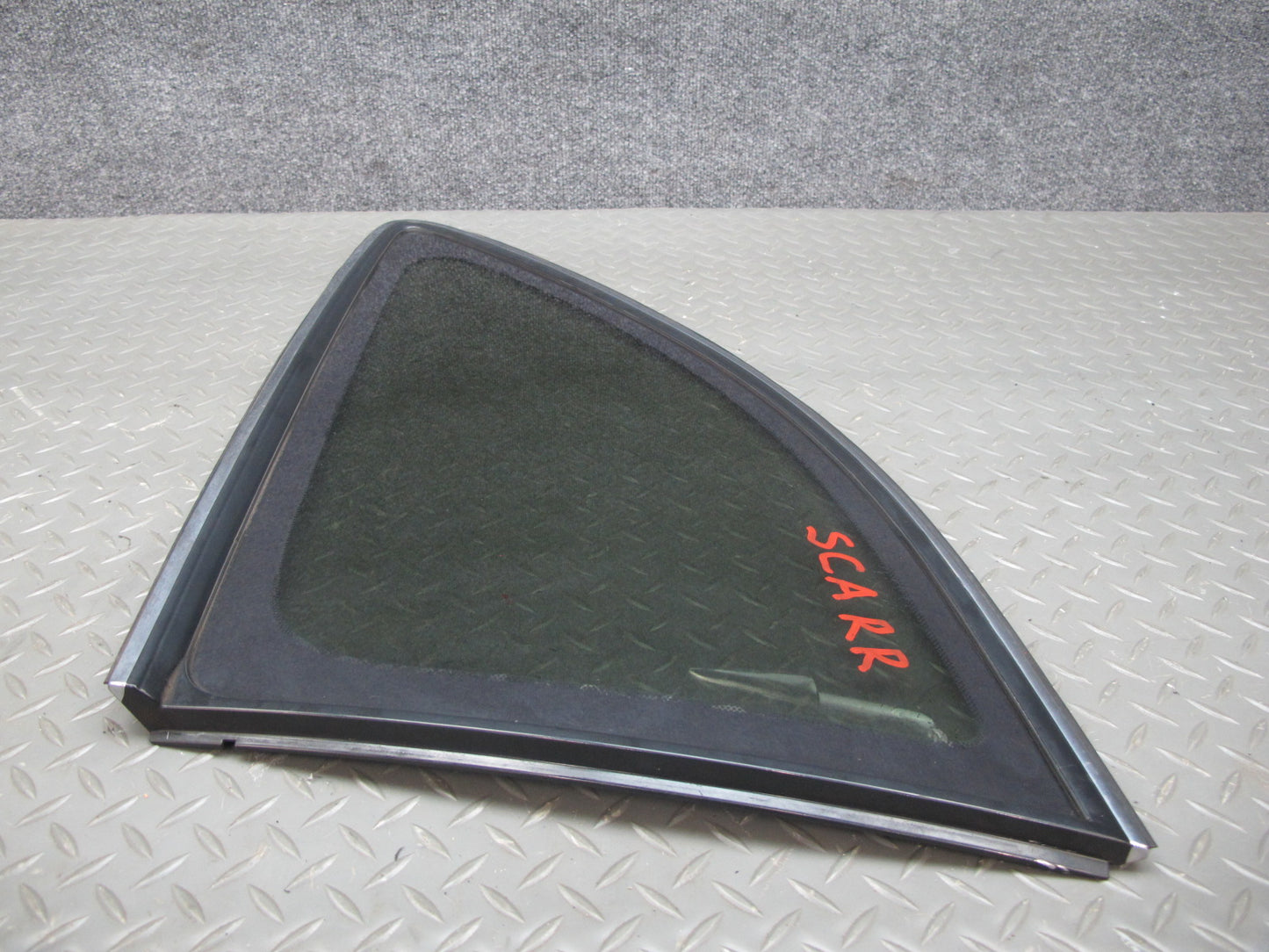 92-96 Lexus JZZ31L SC400 SC300 Rear Right Quarter Glass Window w Molding OEM