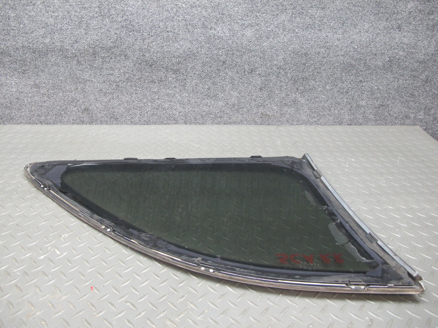 92-96 Lexus JZZ31L SC400 SC300 Rear Right Quarter Glass Window w Molding OEM