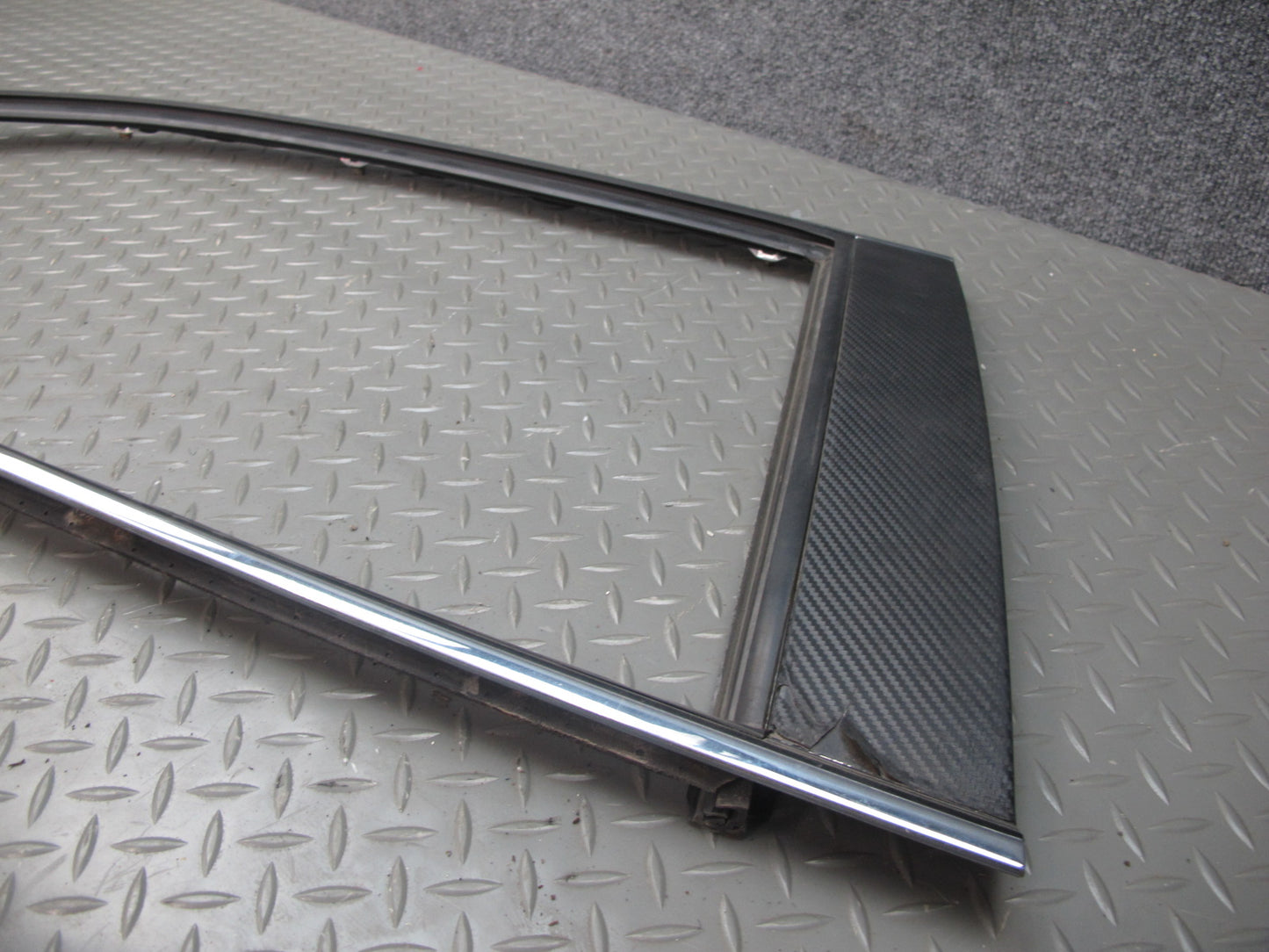 92-00 Lexus JZZ31L SC400 SC300 Set of 2 Door Window Frame Trim Molding OEM