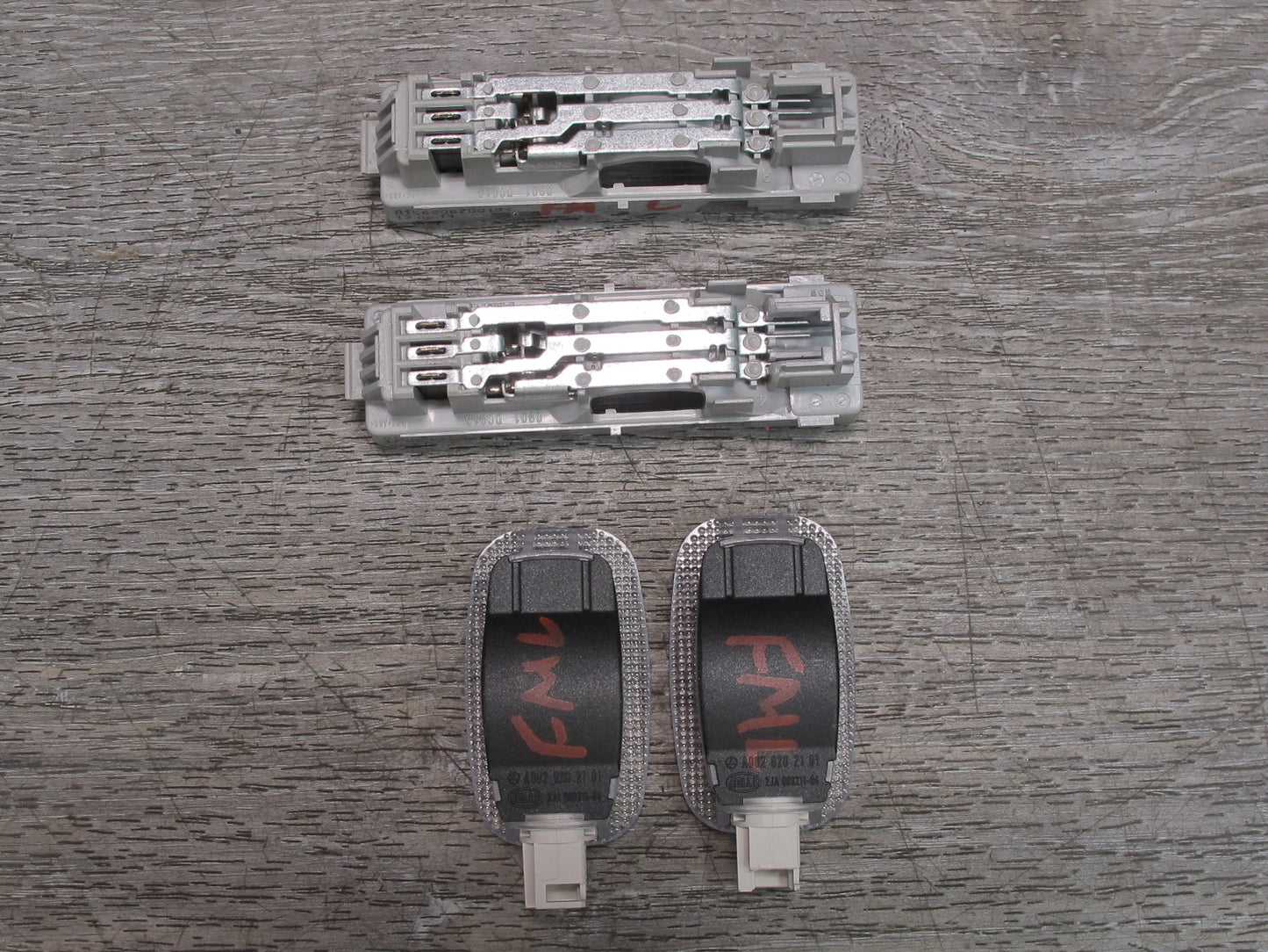 12-15 Mercedes W166 ML Set of 6 Front & Rear Overhead Interior Dome Light OEM