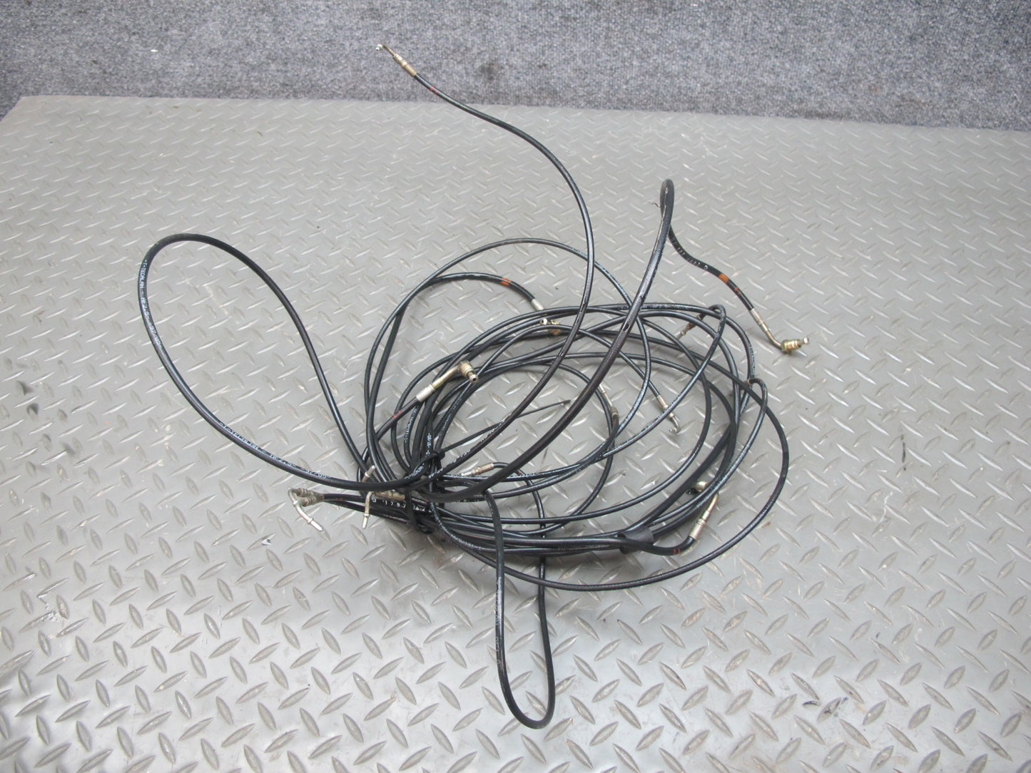96-02 Mercedes R129 Sl-class Convertible TOP Roof Hydraulic Line Cable Set OEM