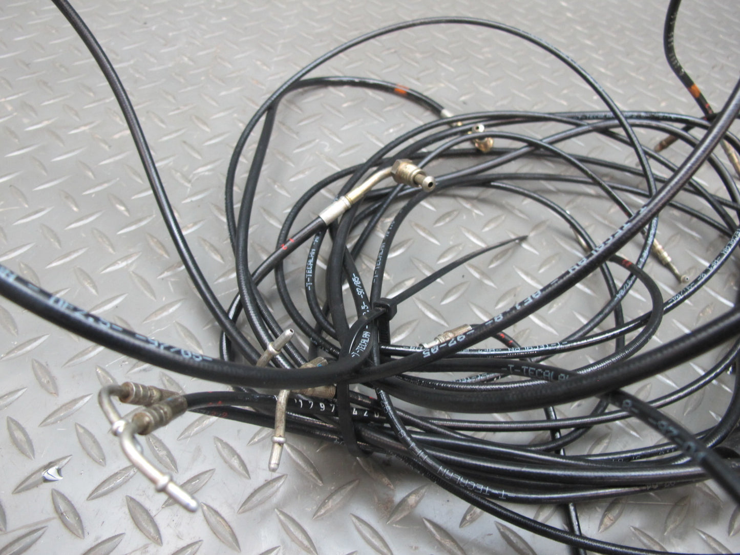 96-02 Mercedes R129 Sl-class Convertible TOP Roof Hydraulic Line Cable Set OEM
