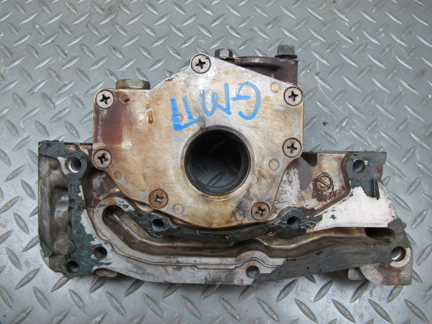 91-92 Mitsubishi 3000GT Dohc 6G72 NON Turbo Engine Oil Pump w Pickup Tube OEM