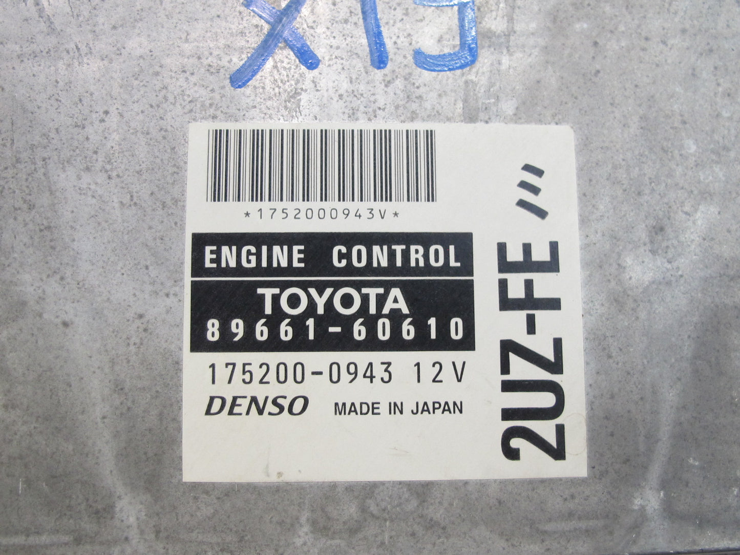 1999 Lexus LX470 ECU Theft Module Computer Door Lock Ignition Cylinder KEY Set