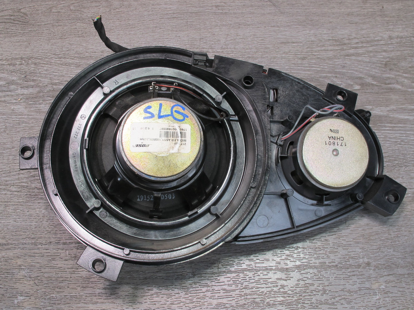 03-08 Mercedes R230 Sl-class Set of 5 Bose Speaker Subwoofer Set OEM