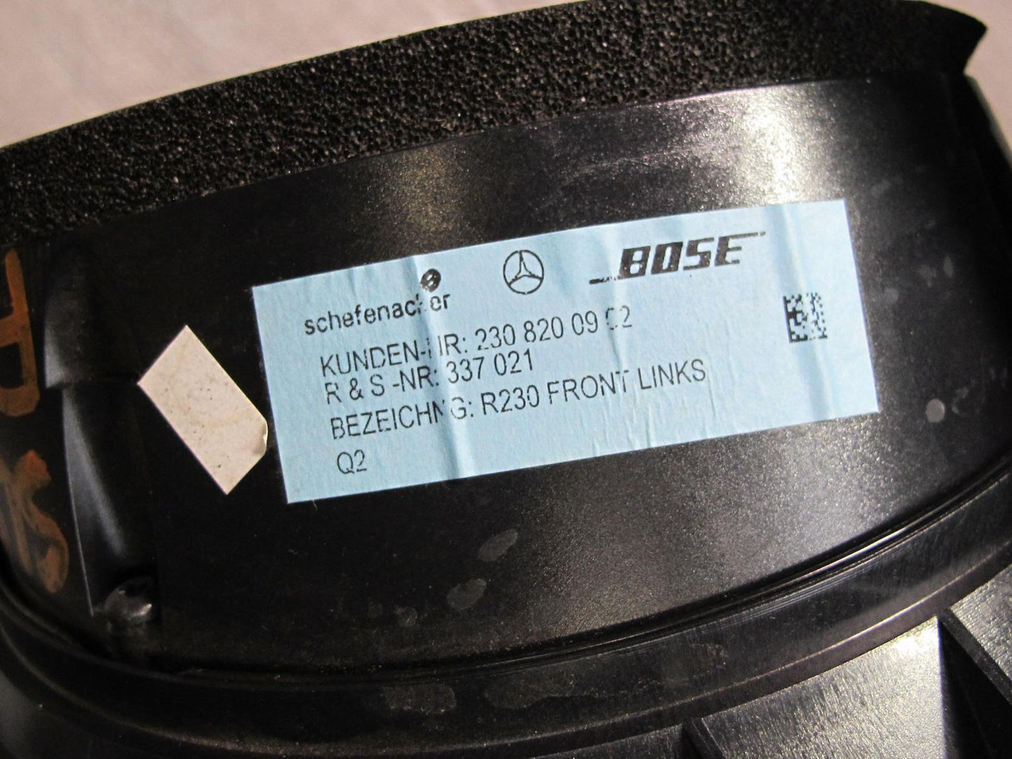 03-08 Mercedes R230 Sl-class Set of 5 Bose Speaker Subwoofer Set OEM