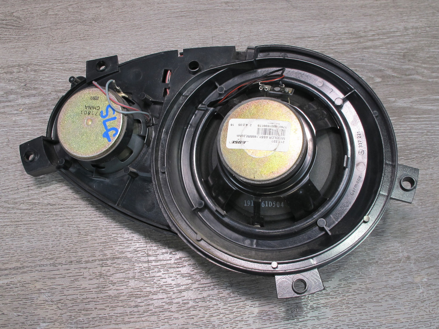 03-08 Mercedes R230 Sl-class Set of 5 Bose Speaker Subwoofer Set OEM
