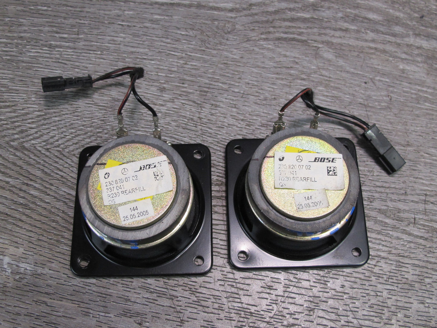 03-08 Mercedes R230 Sl-class Set of 5 Bose Speaker Subwoofer Set OEM