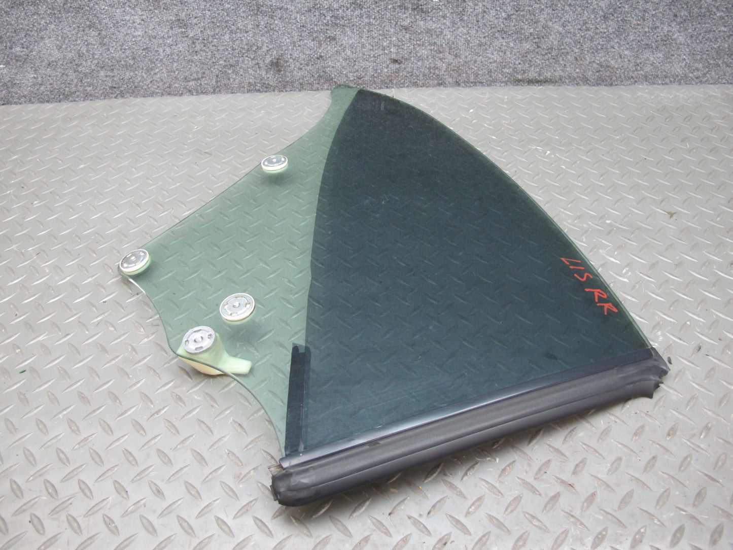 10-15 Lexus IS350 IS250 Convertible Rear Right Side Quarter Window Glass OEM