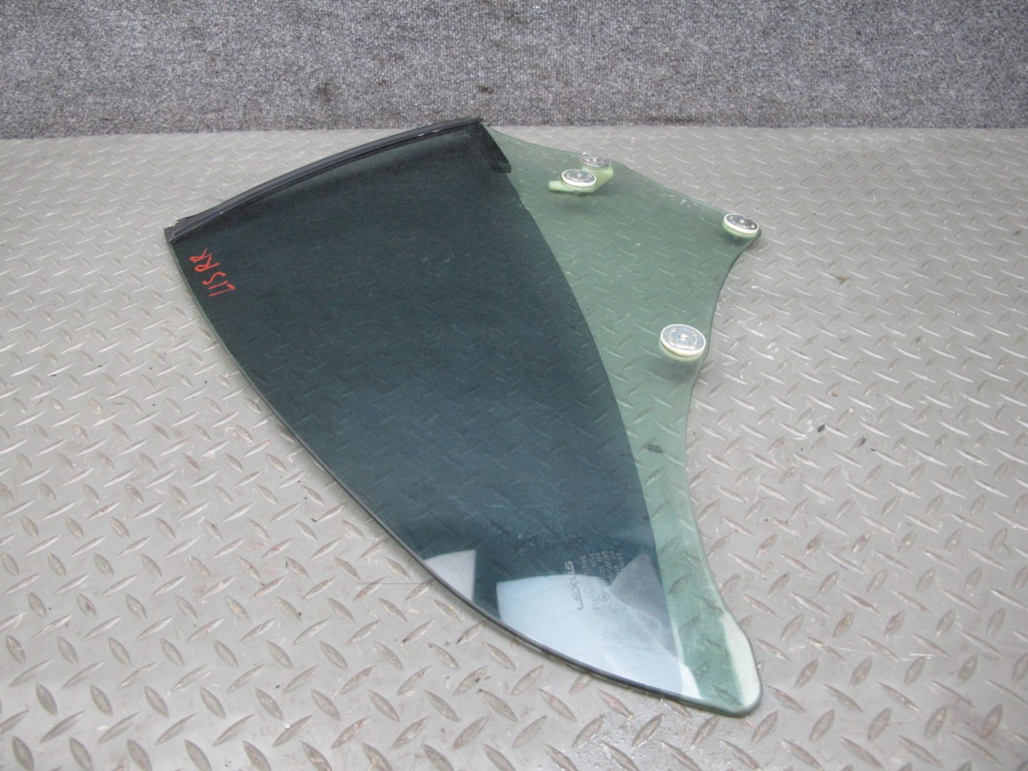 10-15 Lexus IS350 IS250 Convertible Rear Right Side Quarter Window Glass OEM