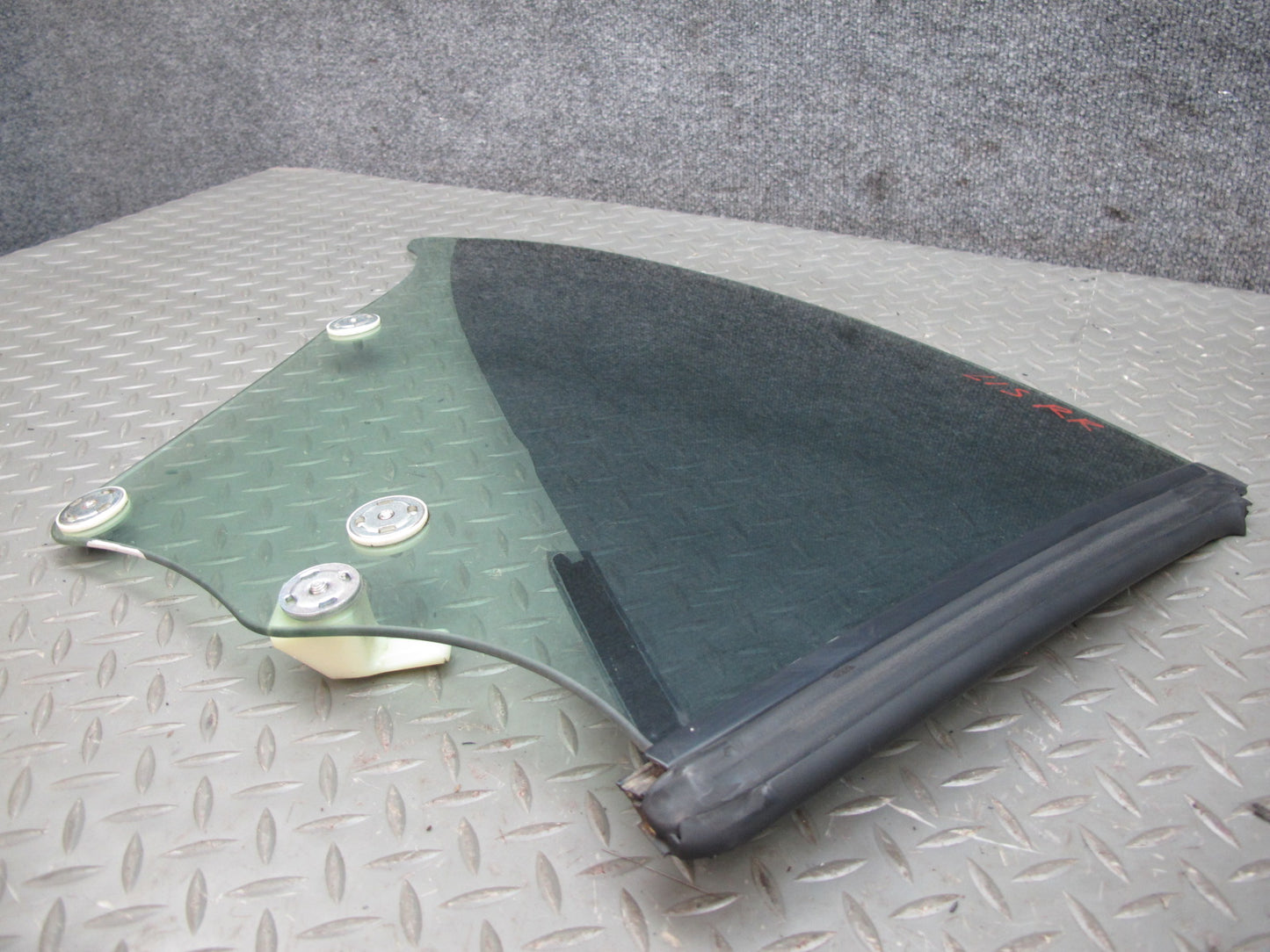 10-15 Lexus IS350 IS250 Convertible Rear Right Side Quarter Window Glass OEM