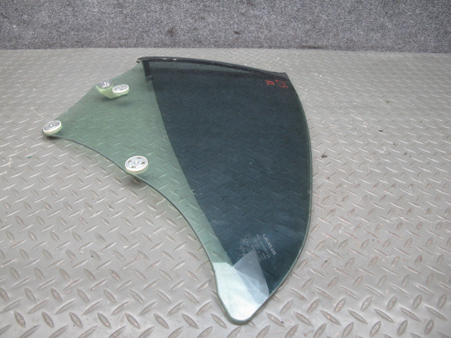10-15 Lexus IS350 IS250 Convertible Rear Left Side Quarter Window Glass OEM