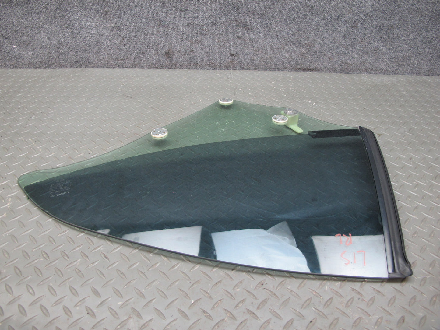10-15 Lexus IS350 IS250 Convertible Rear Left Side Quarter Window Glass OEM