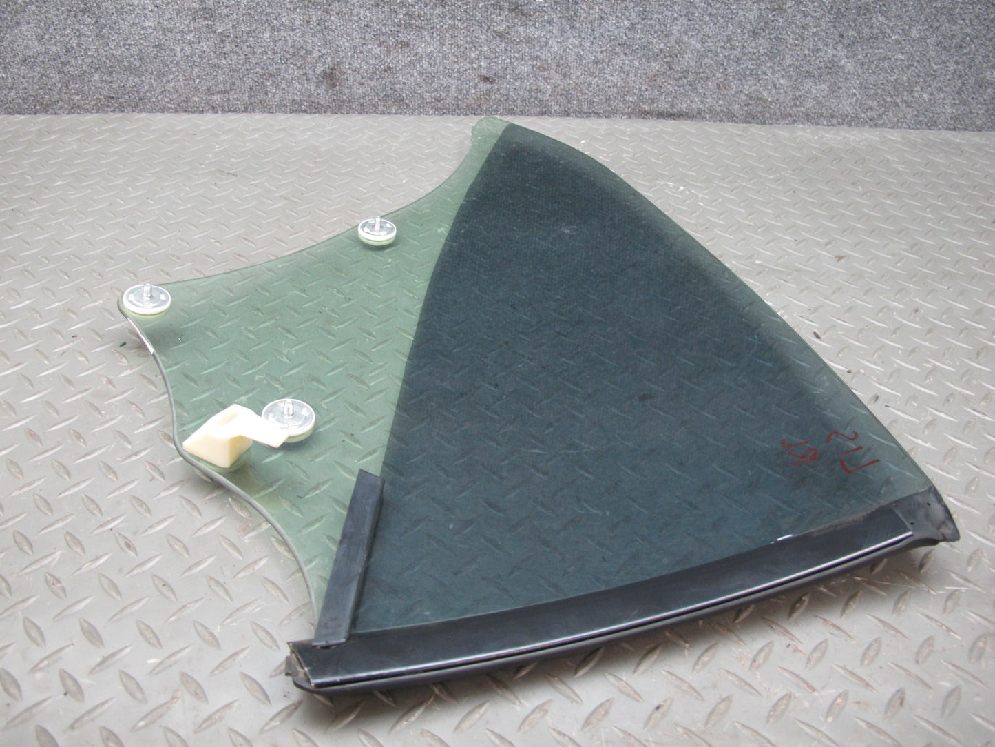 10-15 Lexus IS350 IS250 Convertible Rear Left Side Quarter Window Glass OEM